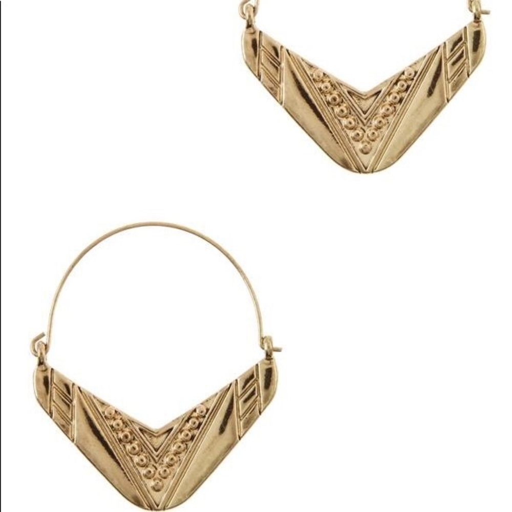 Bohemian style hoop Envelope earrings